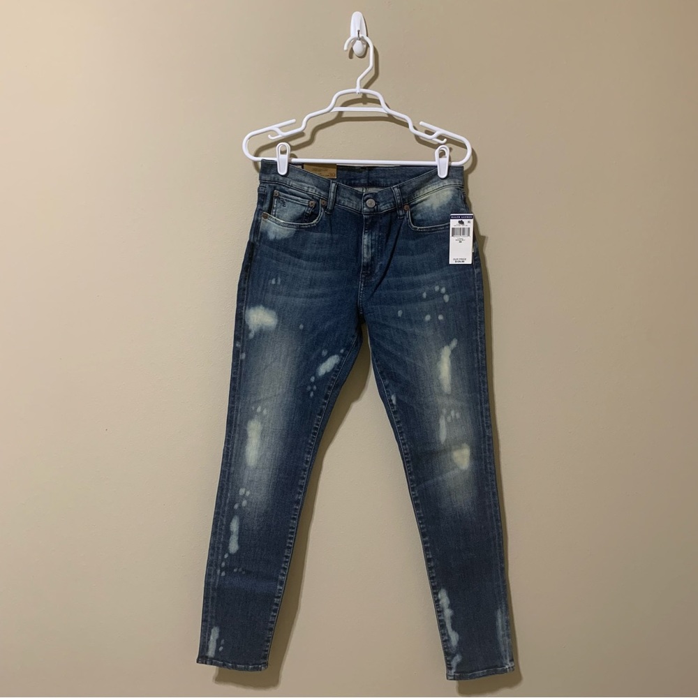 Polo by Ralph Lauren The Tompkins Distressed Skinny Women's Jeans-30W x 29L NWT